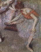 Edgar Degas Dance have a break oil painting reproduction